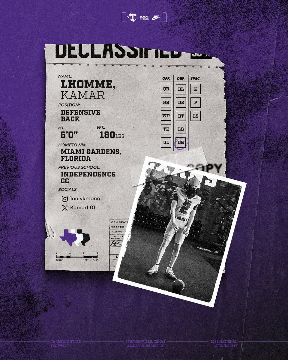 Tarleton State Football tweet media