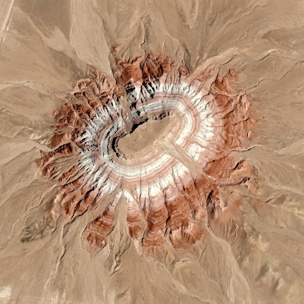 kaiykym's tweet photo. 【The Earth’s Tree Rings】🌍⏳
A monument of time in the Kazakh steppe. These strata of chalk and clay are the planet's "tree rings"—a physical memory of 40 million years.
📍 Mt. Bokty, Kazakhstan
🛰️ Sentinel-2
#SatelliteArt #DataStorytelling #yourESA #nasa #earthobservation https://t.co/3HEAtgwGH9