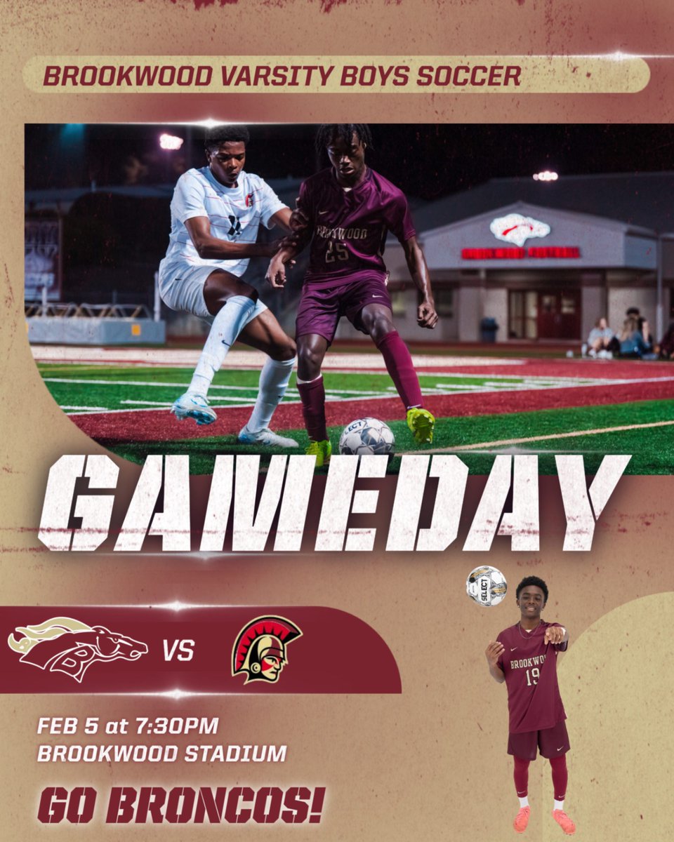 BHS_futbol's tweet photo. Tune up game tomorrow night!
Come support the boys as they get the season started.
7:30 Kickoff 
Brookwood Stadium

#GoBroncos https://t.co/0ejVVXXXsk