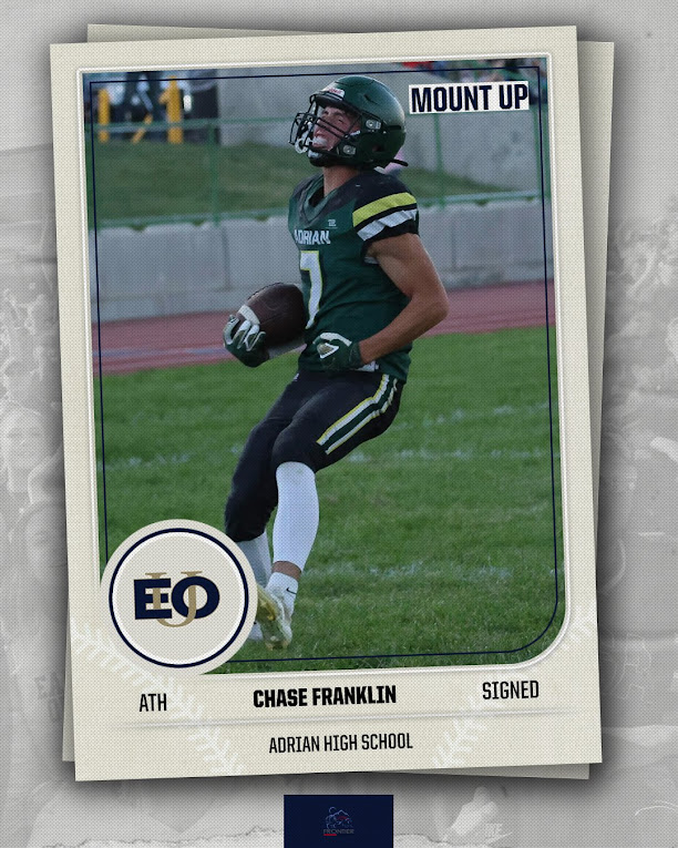 EouFootball's tweet photo. ✍️ 𝓢𝓲𝓰𝓷𝓮𝓭                                 
  Welcome to Mountie Nation, Chase! https://t.co/q6e6iy1HhO