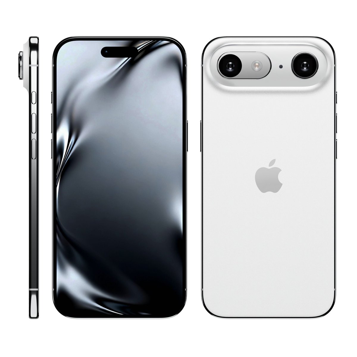 nmann_dev's tweet photo. @LeakerApple Unless they moved the second camera to the other side? They could balance everything visually by adding a second plateau, which would also give them more room to compensate for the lost space. https://t.co/X5XyQgGRq7