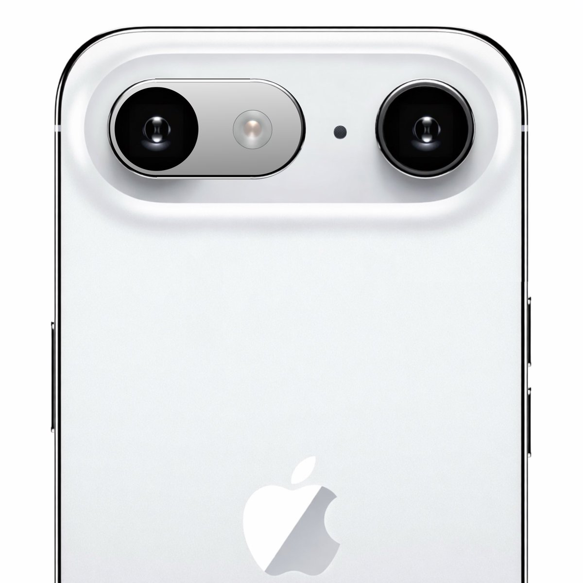 nmann_dev's tweet photo. @LeakerApple Unless they moved the second camera to the other side? They could balance everything visually by adding a second plateau, which would also give them more room to compensate for the lost space. https://t.co/X5XyQgGRq7
