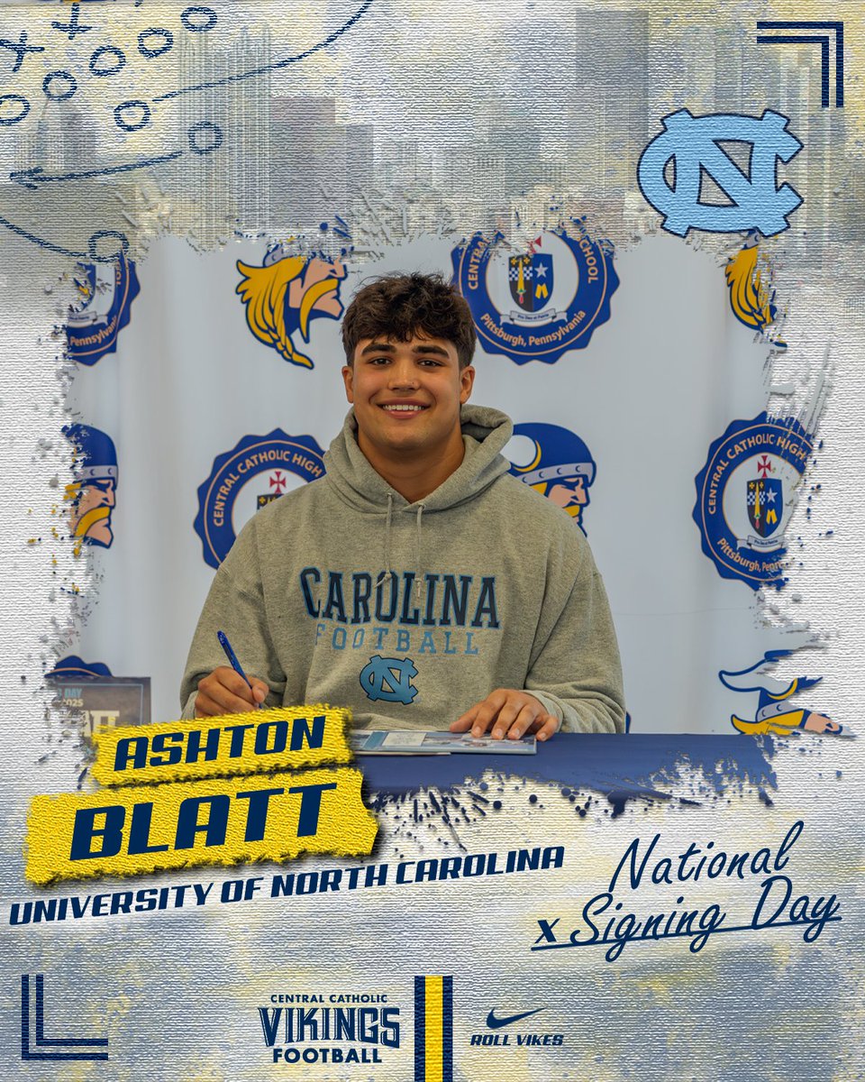 Signing ✍️ Day 📆 
💫Dreams to Reality🏈📄🖋 Congratulations <a href="/blatt_ashton/">Ashton Blatt</a> Locked in 🔒 #Committed #MenofCentral #RollVikes