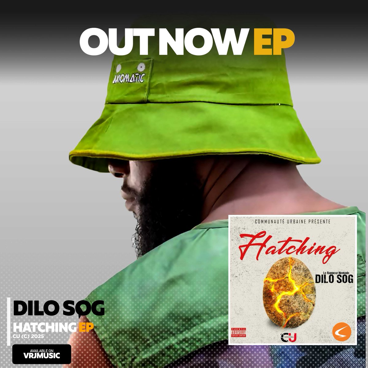 VRJmusic's tweet photo. L'EP de DILO SOG -[HATCHING], maintenant en streaming libre sur @VRJmusic: https://t.co/BcBIOAWqX5 - #VRJMUSIC https://t.co/v8R7qj2Utj