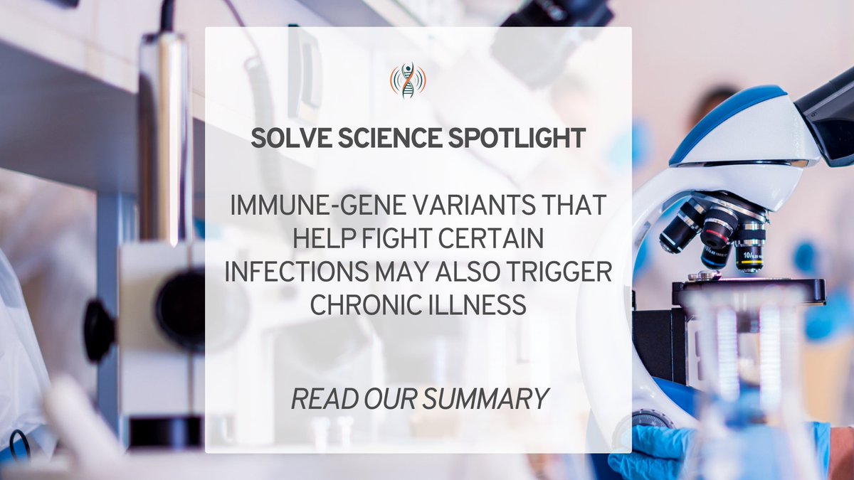 A new study by <a href="/manruipa/">Manuel Ruiz</a> &amp; <a href="/BrunoPaiva_UNAV/">Bruno Paiva</a> examines how specific human leukocyte antigen (HLA) variants can increase risk for autoimmune diseases &amp; immune-related conditions like #LongCovid &amp; #MECFS.  
Read our easy-to-understand summary here:
ow.ly/KfE650Y943W