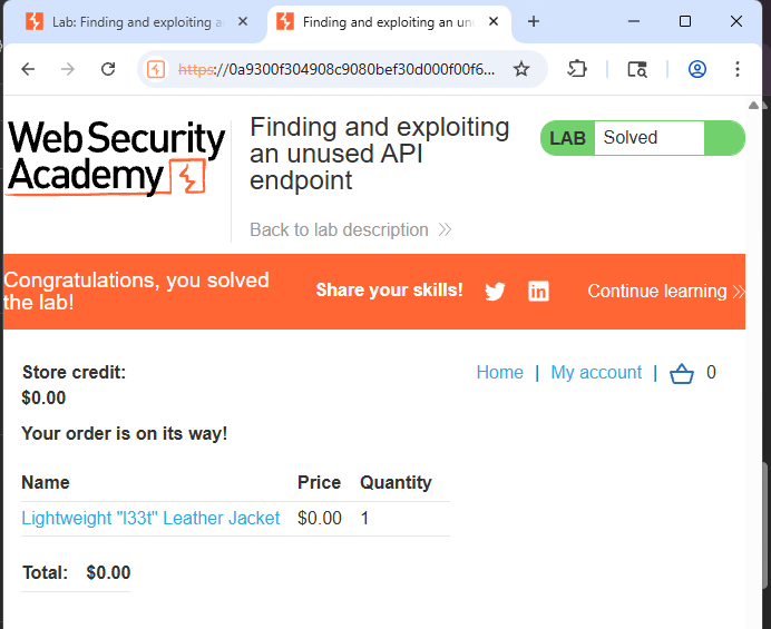 StellaObatoye's tweet photo. Day 34 &amp; 35

I published an article, which is a summary of the Introduction to API-Testing course I took earlier.
Read:https://t.co/ofgycdmQvI

Completed 3/5 labs on API testing
Working on testing Zero Health Application

#OneCybersecurityThingADay https://t.co/5f1rdekhka