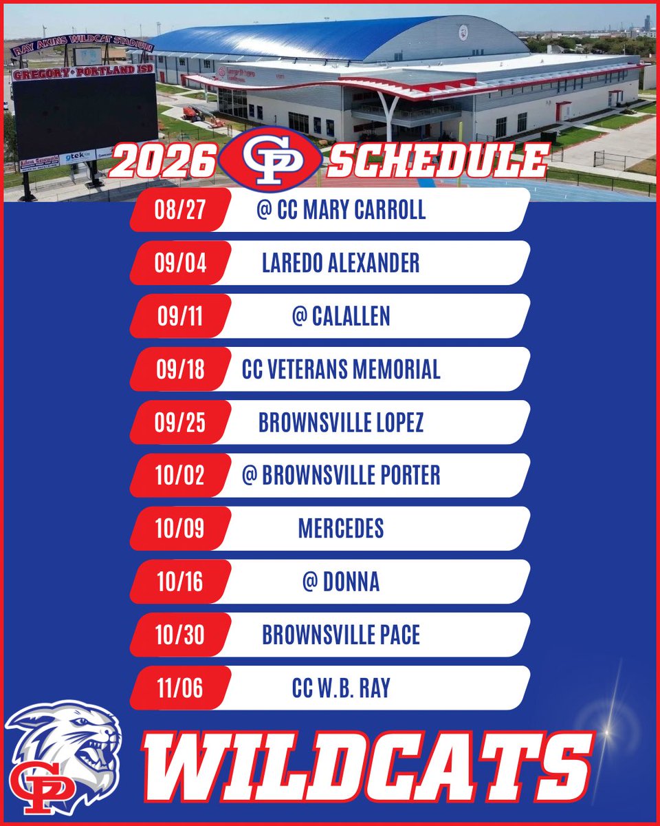 Gregory-Portland Fighting Wildcat Football tweet media