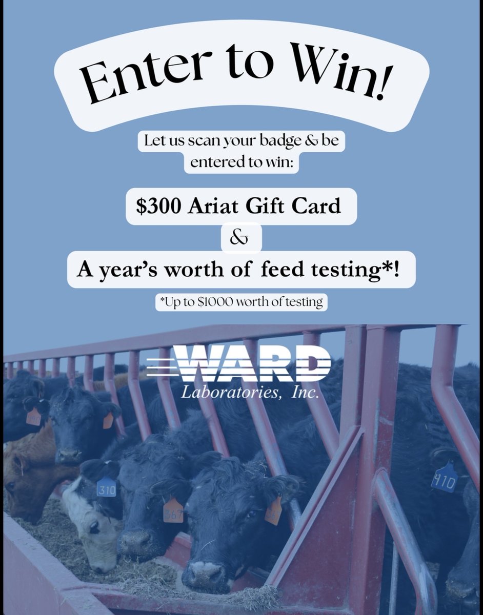 WardLabs's tweet image. Ryan + MiK kicked off #CattleCon2026 Day 2 with the 5K 🏃‍♂️🔥
Now we’re at Booth 127 all day and through tomorrow.

🎟️ Scan your badge to enter:
🏆 $300 Ariat gift card
🧪 FREE testing for a year

Come say hey 🐄 #CattleIndustry #Booth127