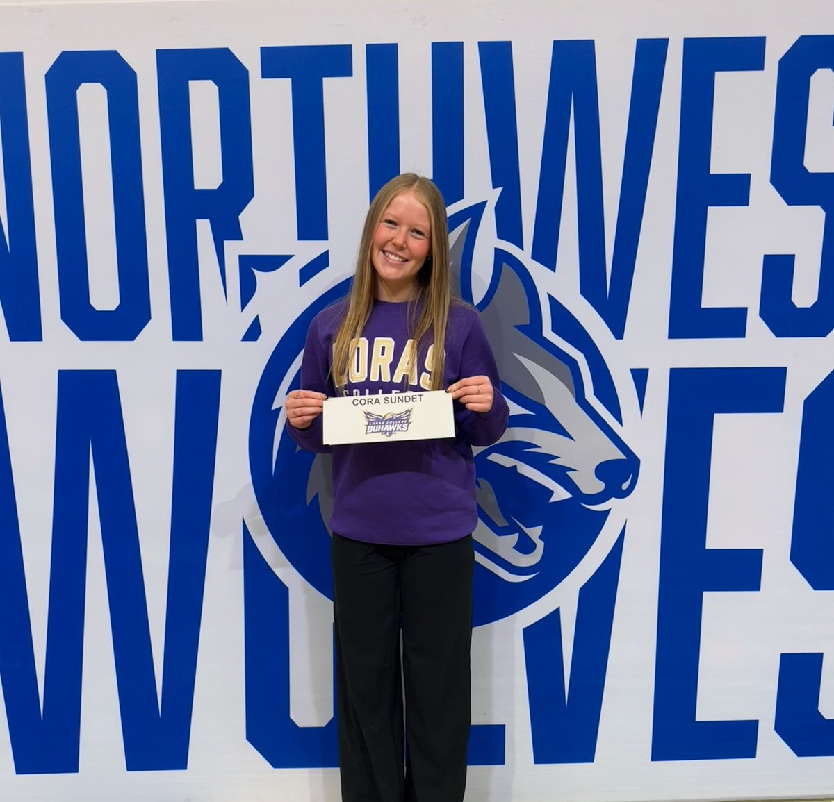 GirlsSoccerNWHS's tweet photo. Cora Sundet is a relentless striker and clinical finisher. You'll be seeing her scoring goals for @LorasWSoccer this upcoming college season. We're proud of you, Cora!! https://t.co/JA744OaL9q