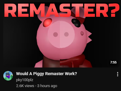 Piggy: Remasters tweet media