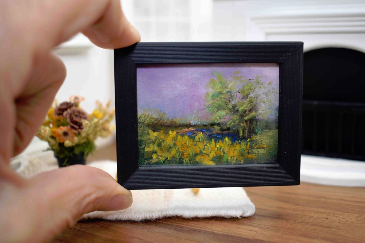 LittleEmptyNest's tweet image. Spring Wildflower Meadow, Miniature Pastel Painting, Original Framed Dollhouse Wall Art, 1 12 Scale
etsy.com/listing/444441…
#originalartwork #SpringFever #SpringVibes #wildflowers #NatureLovers #etsy #etsygifts #etsyshop #originalpainting #EtsySeller #giftidea