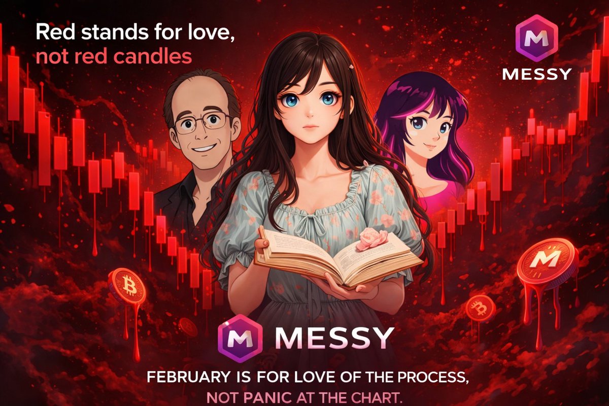 CryptociousNba's tweet image. Red stands for love, not red candles.
February is for loving the process — not panicking at the chart. ❤️📉
$Messy  stays calm.

MessyLoveEra

@MessyVirgoBot
 
@MessyVirgoCoin
 
@MessyVirgoF
 
@MessyVirgoM