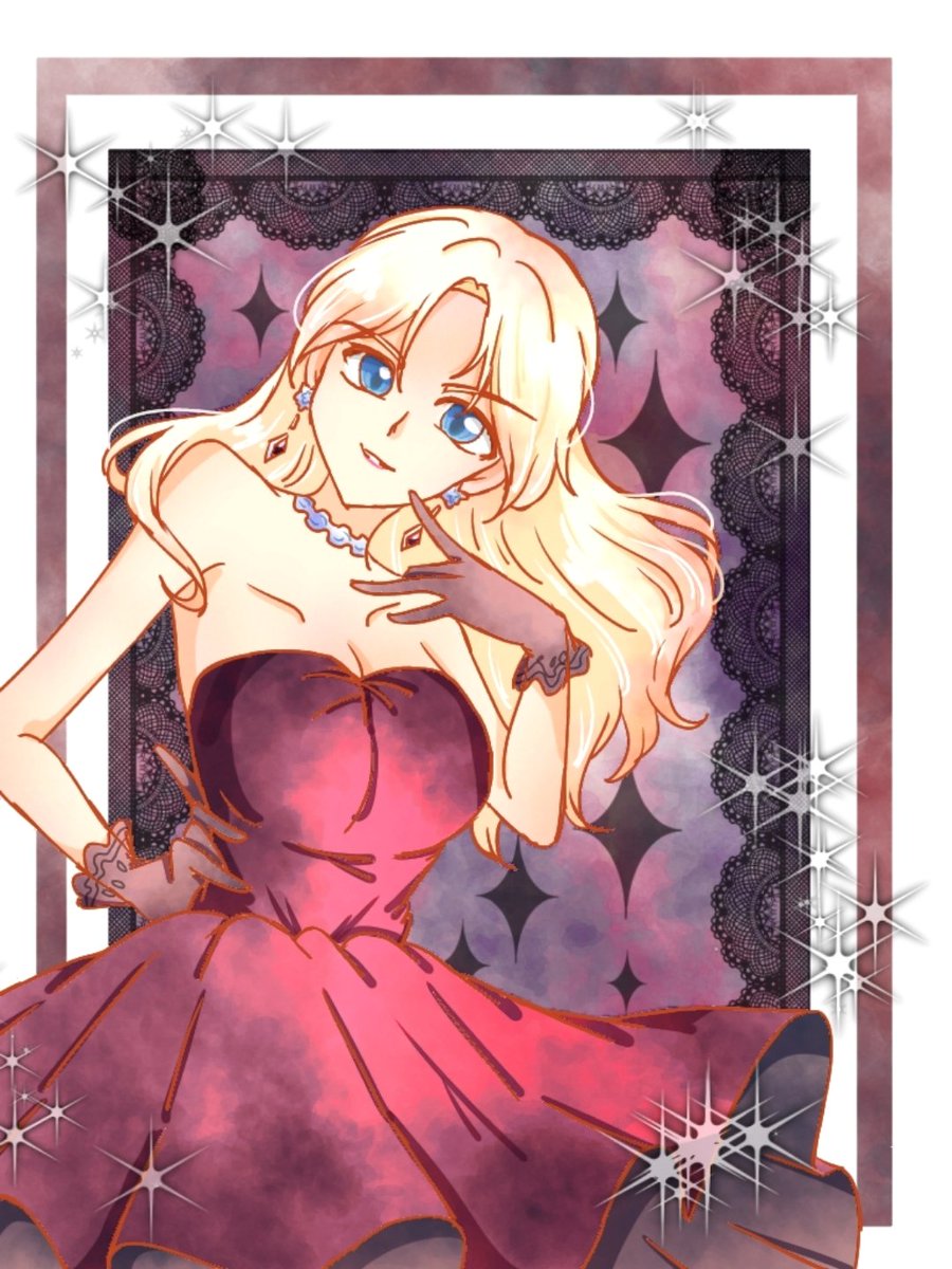 名探偵コナン ベルモット🍷🍷 このドレス衣装好き🍷