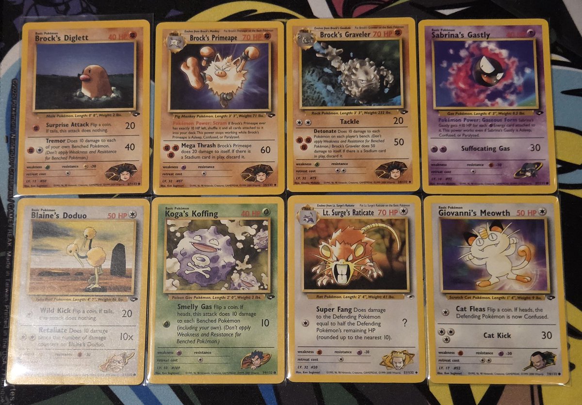 GIVEAWAY!!
Want to share some positive vibes so giving away these 8 Vintage cards from my collection! All are LP to HP.

1. Follow
2.Share
3. Tag a friend (optional) and share your favorite card from before 2005. (Also optional)

 Shipping included in US. 

Winner picked 2/14.