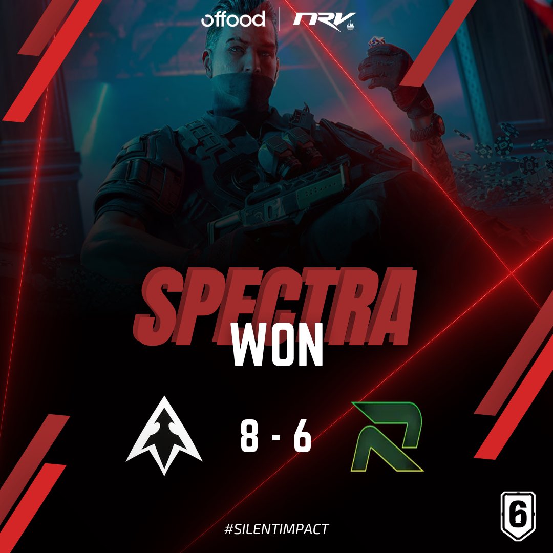 SpectraEU's tweet image. ❄️ ELC Winter Series #6 – Group Stages – Major B

Annnd ? It’s a win for SPECTRA ! 
Another one in the bag. GG!

SPECTRA 8 - 6 Radian Esports

@ELC_EsportsR6 #SilentImpact
