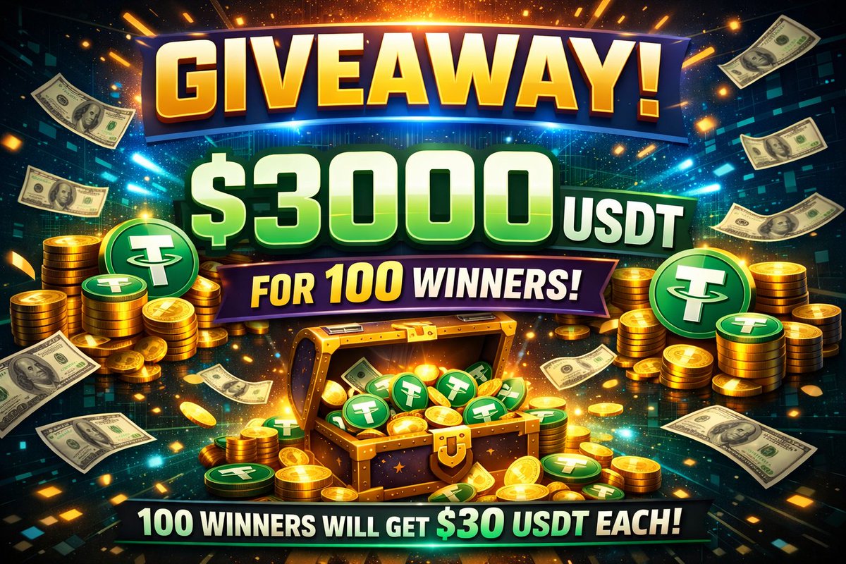 🎉 98,000 FOLLOWERS GIVEAWAY 🎉

To say thank you, we’re giving away 100 × $3,000 accounts 💸 if we hitt 100k Followers!  In Next two weex then!

Your support built this.
Now it’s time to give back.

To enter:

1️⃣ You must be Following 
2️⃣ Tag 1 friends 
3️⃣ Repost and Like