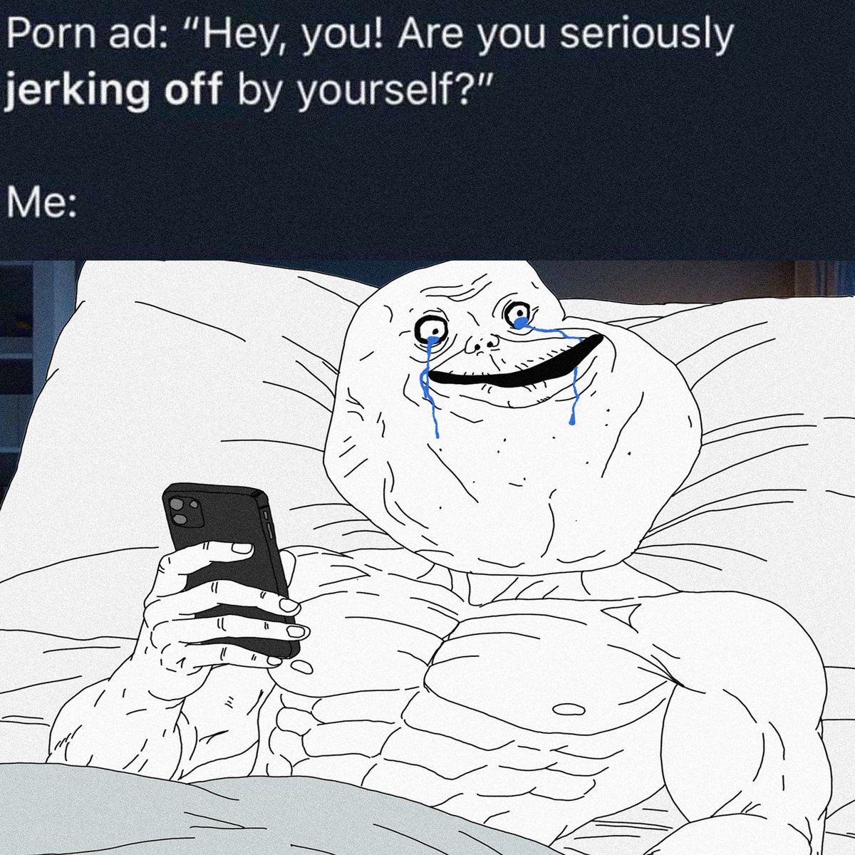 forever alone tweet media