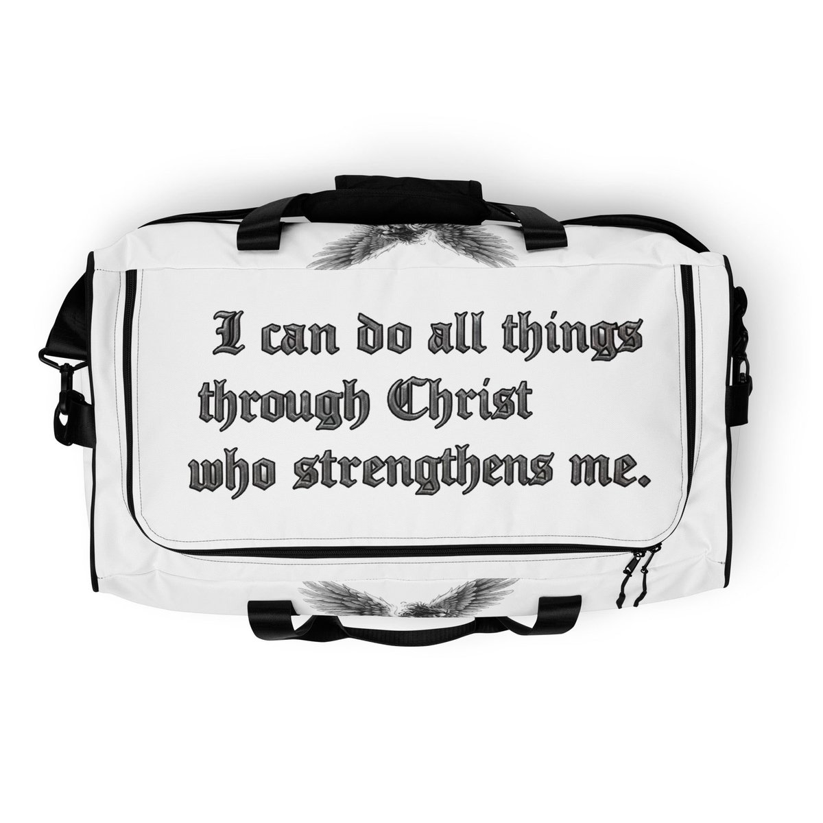 ThreadsRedeemed's tweet photo. Your gym bag just became your daily reminder: Christ gives the strength for every lift, every battle.#JesusSaves #gymwear https://t.co/v79br5RuhQ