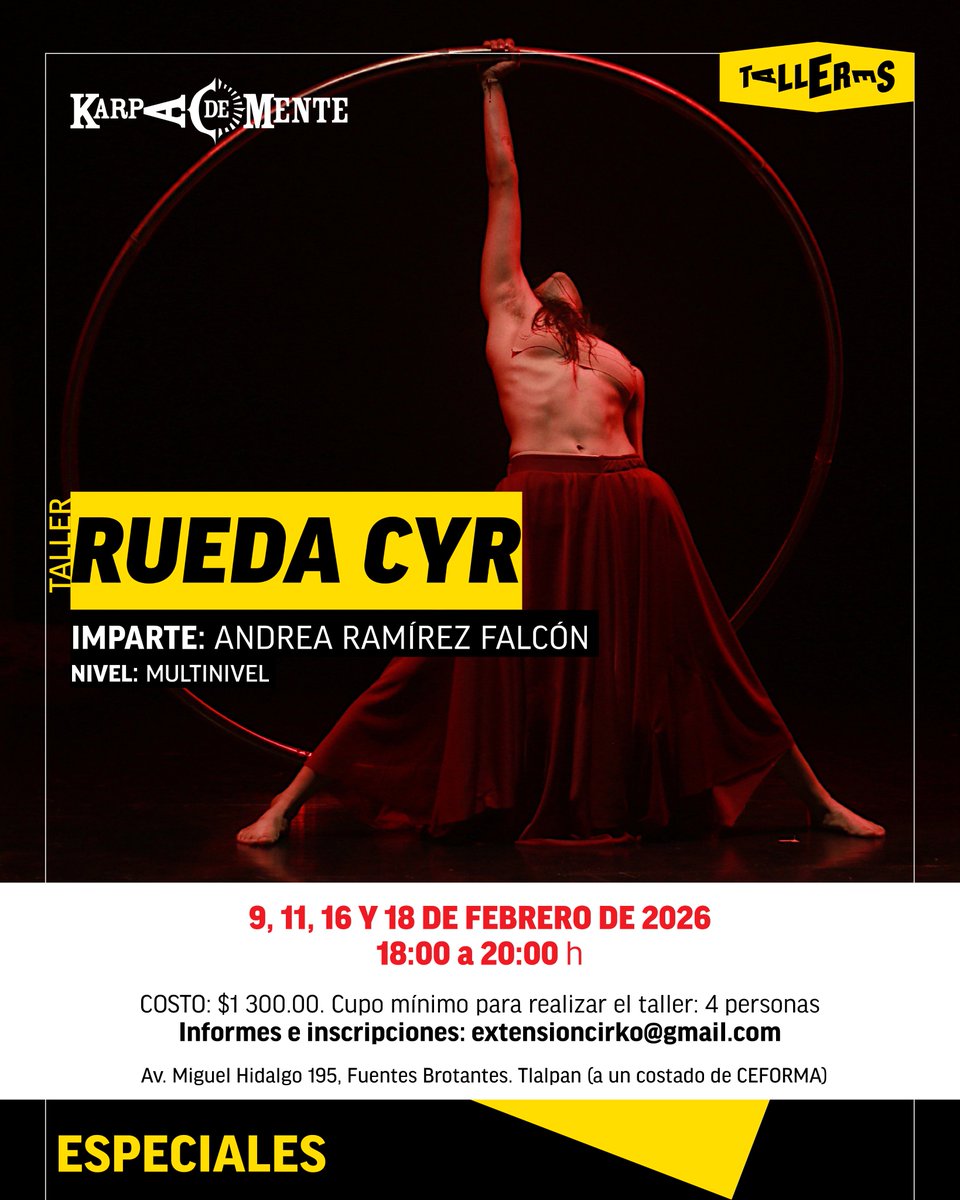Andrea se graduó en la Escuela Nacional de Circo de Montreal y ha participado en eventos como la ceremonia de apertura de los Juegos Olímpicos del CCG en Kuwait con Cirque Éloize y el espectáculo de apertura de la Fórmula 1 en 2024 con <a href="/Cirque/">Cirque du Soleil</a>  du Soleil. ¡No te lo puedes perder!