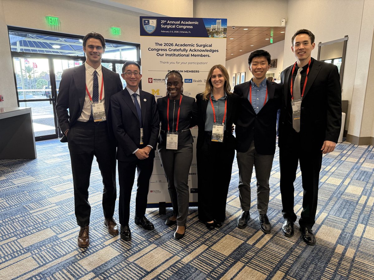 PalcaShibaleMD's tweet photo. #HageyLab holding it down at #ASC2026! Honored to work with this amazing team! @StanfordSurgery @StanfordPlastic https://t.co/yKiok7XbWL
