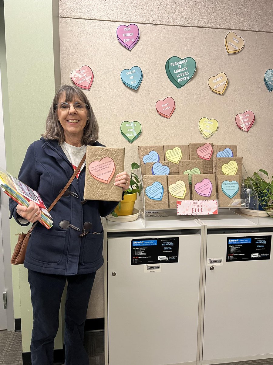What better way to celebrate Library Lovers Month than by going on a Blind Date with a Book!
