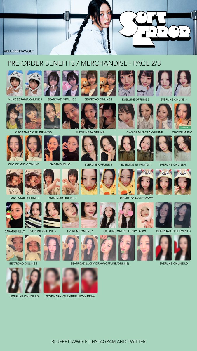 bluebettawolf's tweet photo. Yves "Soft Error" Template - Soft Error Era Template (Album Photocards + POB) - Last Updated: 2026.02.04
@Yves___official #์ด๋์์๋
#์ด๋ธ #Yves #Soap #SoftError ์ด๋ฌ์ ์๋
์จ๋ฒ ํฌํ ์นด๋ ํฌ์นด pc poca photocard ์ด๋ธ https://t.co/PT7JrtpiH0