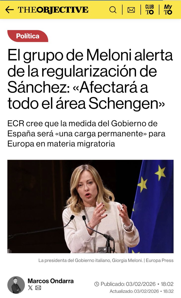 Por la estulticia de <a href="/sanchezcastejon/">Pedro Sánchez</a> todos los ilegales q ahora están en la UE🇪🇺van a acabar viniendo a España en busca de papeles, colapsando los centros de documentación

También el resto de servicios, especialmente los sanitarios

Hay q echarle o nos echaran a nosotros 👇