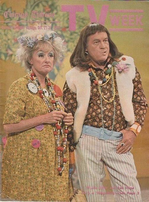 ECrowens's tweet photo. #caption #contest #captions wanted #captionsplus #captionthis #tvguide #tvprograms #tvspecial #comedyshow #comedyhour #bobhope #phyllisdiller #blastfromthepast #storyprompt #retro #vintage #wrongplacewrongtime #wrongturn #wrongnumber #wronganswer #wronganswersonly https://t.co/B6u2HTOwKx