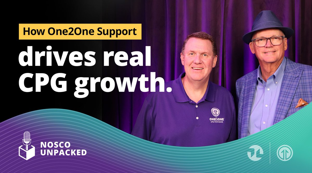 Nosco_Unpacked's tweet photo. Experience meets innovation.
Matt Bireley joins #NoscoUnpacked to discuss how 25+ years of CPG self-care experience = fueling the launch of One2One CPG Packaging. Learn how we are helping self-care and OTC brands master the retail shelf.

https://t.co/mfL9TkCo05

#CPG #Packaging https://t.co/XvF9a667kD