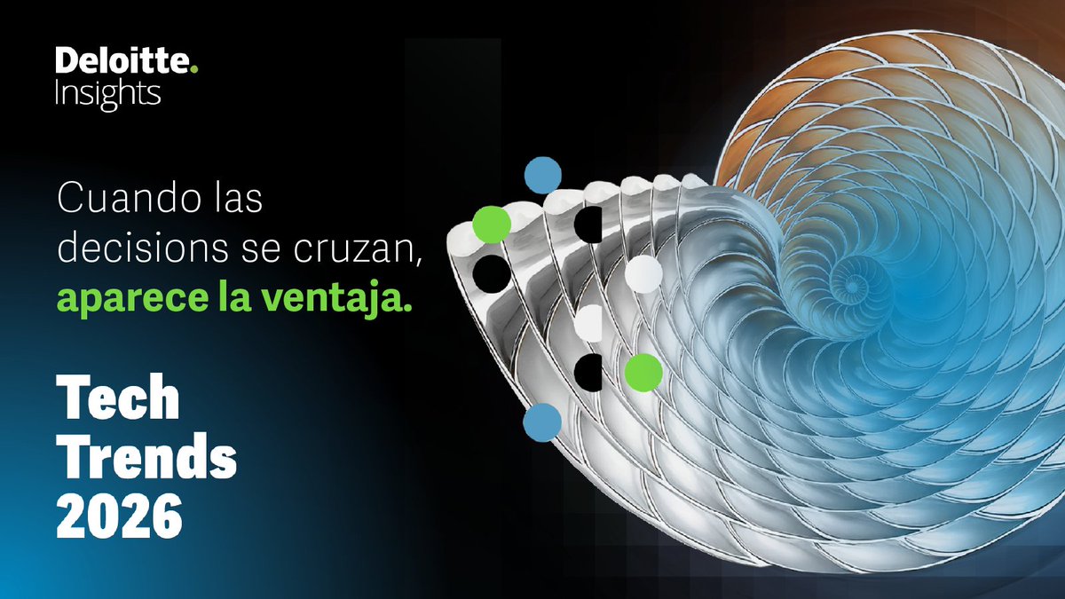 DeloitteNic's tweet photo. La conversación sobre #IA cambió.​ Ya no se trata de experimentar, sino de decidir cómo escalar con impacto real. #TechTrends2026 https://t.co/IdXEkbNNSK
