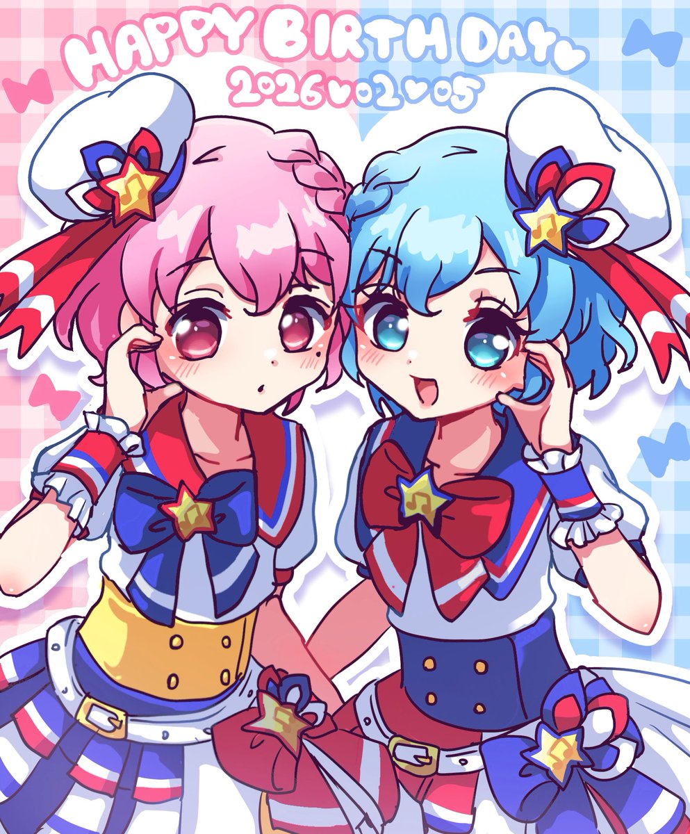 ドロシーレオナおめでとう(ꈨຶ˙̫̮ꈨຶ)💙❤️
 #ドロレオ生誕祭2026 
 #ドロシーレオナ生誕祭2026