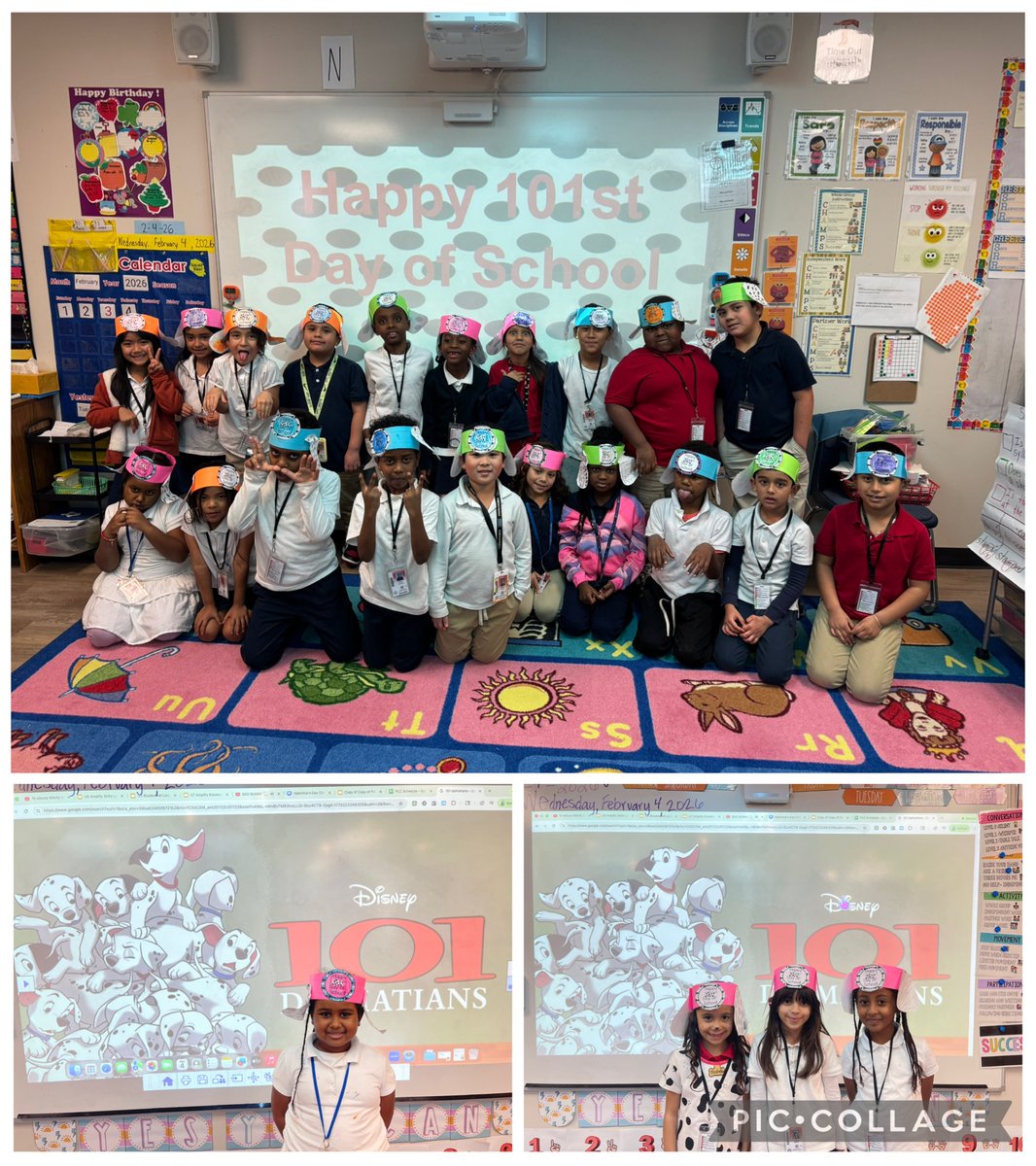 FRERoadrunners's tweet photo. 100 days was cute… but DAY 101 sounds better in 1st grade! More of our First Graders in @neishae13 celebrating the 101 Day of School today!  #risddreambig #101stDayOfSchool https://t.co/9RvuPaBWtu