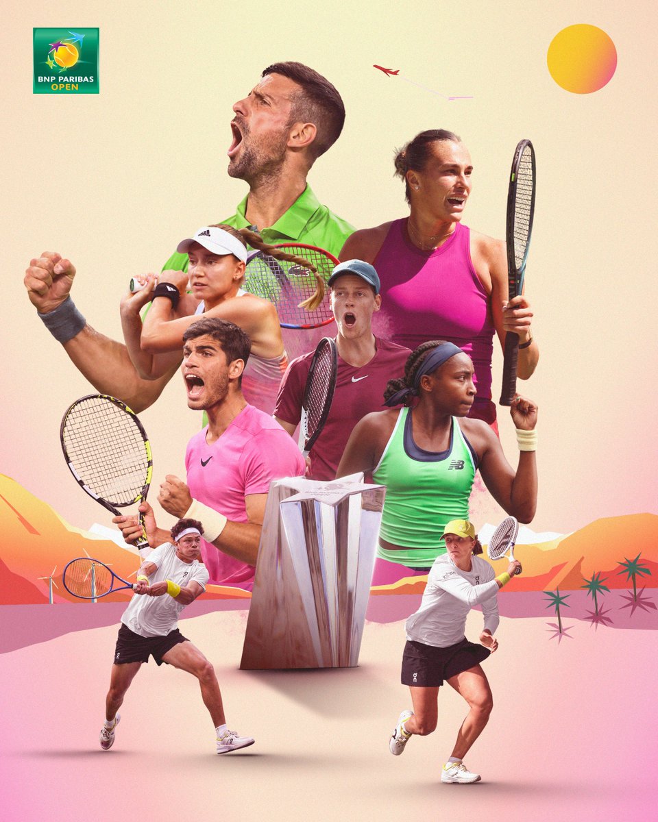 🚨Novak Djokovic is confirmed to be playing Indian Wells according to the tournament. 🥳