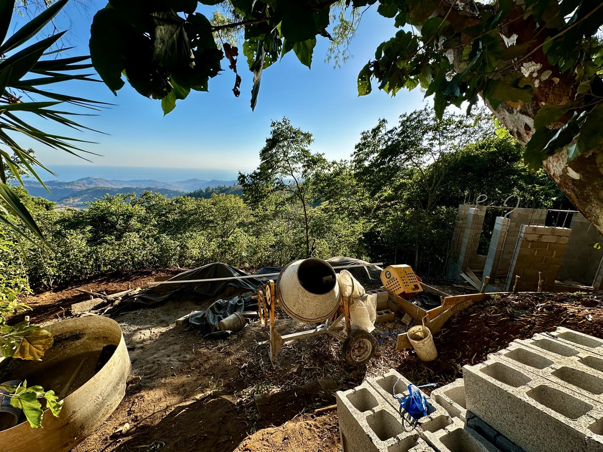 jonatack's tweet photo. Panels and power shed work in progress site, planning to start with a test setup in the garage with a panel on the front deck while that area is being done https://t.co/GR4uZoP1Kp