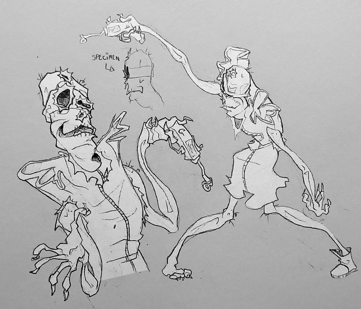 Haven't been making, like, any art recently. Here's some quick sketches to start getting back in the groove.

#art #artwork #traditionalart #sketch #sketches