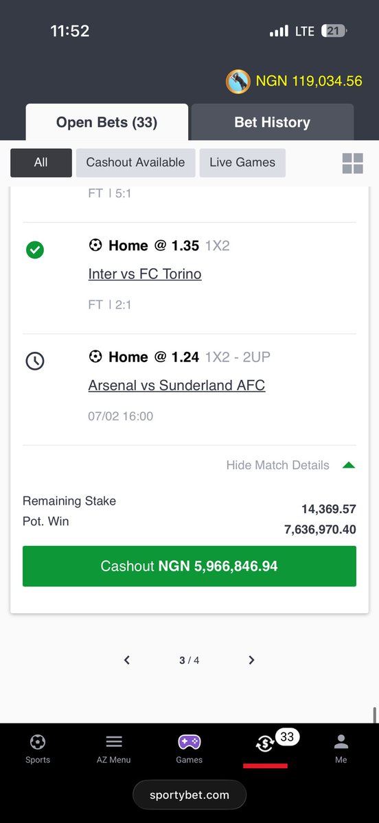 Taking this cashout, I don’t trust arsenal