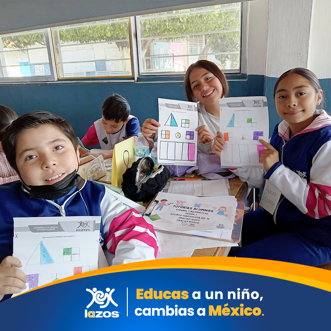📝¡Iniciaron las tutorías  y el aprendizaje continúa!📚

A través de un acompañamiento cercano en español y matemáticas y de una manera muy divertida, apoyamos a niñas y niños a fortalecer los aprendizajes que parecían difíciles🩷💙  #EducasAunNiñoCambiasAMéxico