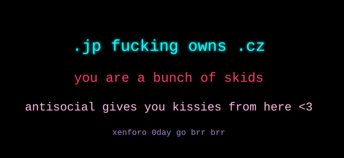 <a href="/evangeorgevoug/">Evangelos G</a> <a href="/IntelOpsV3/">IntelOps</a> <a href="/DarkWebInformer/">Dark Web Informer</a> <a href="/FalconFeedsio/">FalconFeeds.io</a> <a href="/sentdefender/">OSINTdefender</a> <a href="/DailyDarkWeb/">Dark Web Intelligence</a> happened very quickly, but there was an XSS to .bf.

The entire script is really cool and well-made. Props to them.

It tries to scrape cookies and propagates itself by adding the payload to the signature.

payload is hosted at breachforums.pathetic.wtf/server.php?get… and is obfuscated with