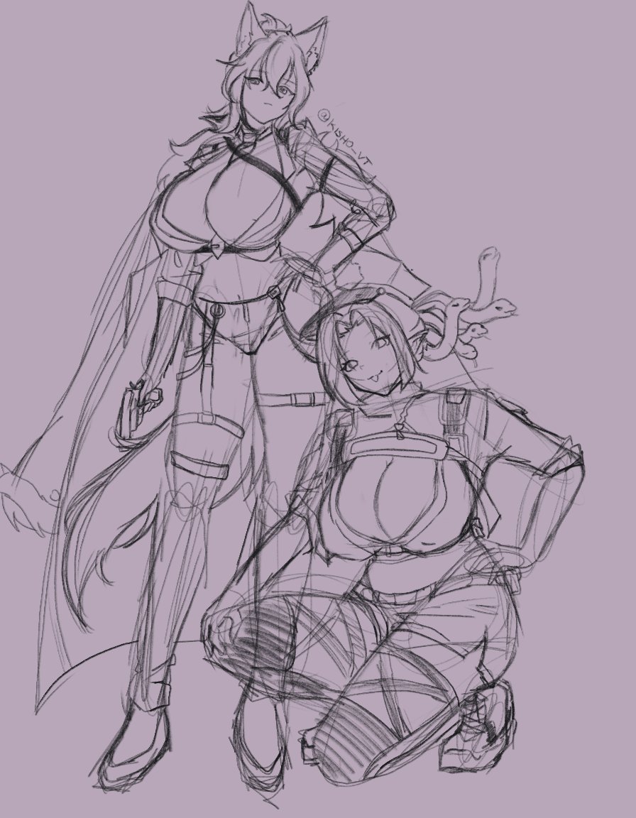 Comisión de 
<a href="/VoidQueen007/">VoidQueen</a>  ✨❤️

#KishoArt #digitalart #opencomissions #animeart