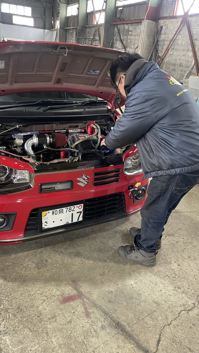masaking08161's tweet photo. 919ワイヤーつけてからアルトワークスの走りがめちゃくちゃ楽しくなった。今まで結構いじったけど919ワイヤーが1番体感出来るわ凄えモリモリ♪ #LINEUPRacing #ラインナップレーシング #919ワイヤー #ha36sアルトワークス https://t.co/JadjHVD0Yo