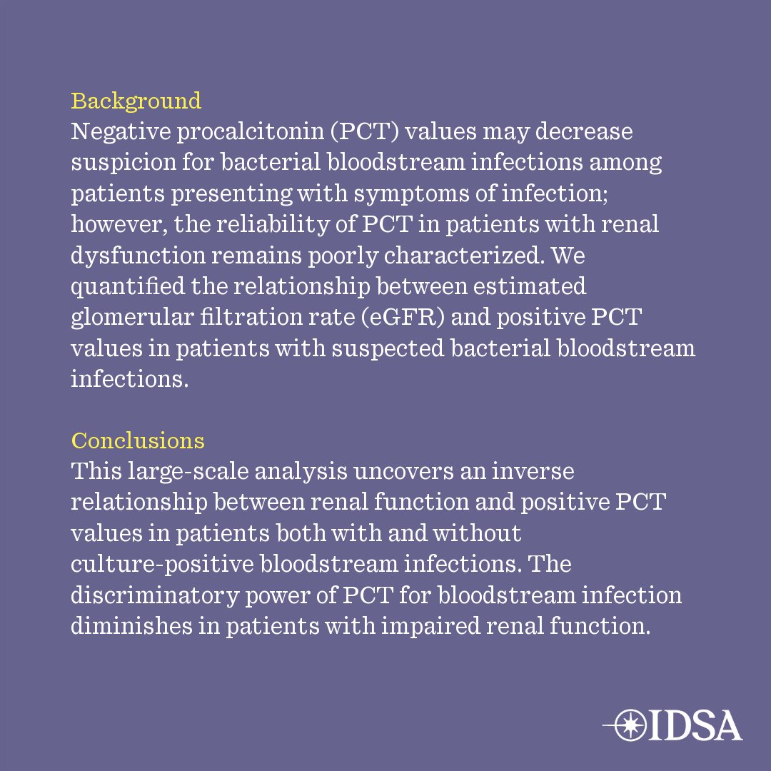 Quantifying the Relationship Between Renal Function and Procalcitonin: A Study of 14,431 Blood Cultures

🔁 Repost
🔗 bit.ly/3Ja6fkC