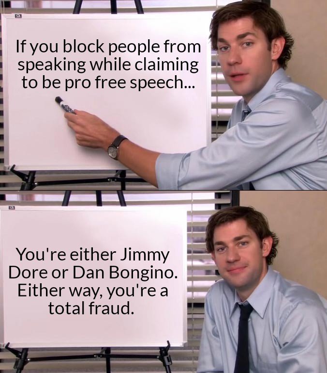 BlockedByJimmyD's tweet photo. @jimmy_dore @realjesseonfire @DueDissidence @MikeMacRaeMike @kurtmetzger @miserablelib https://t.co/z8hJr7cKPu