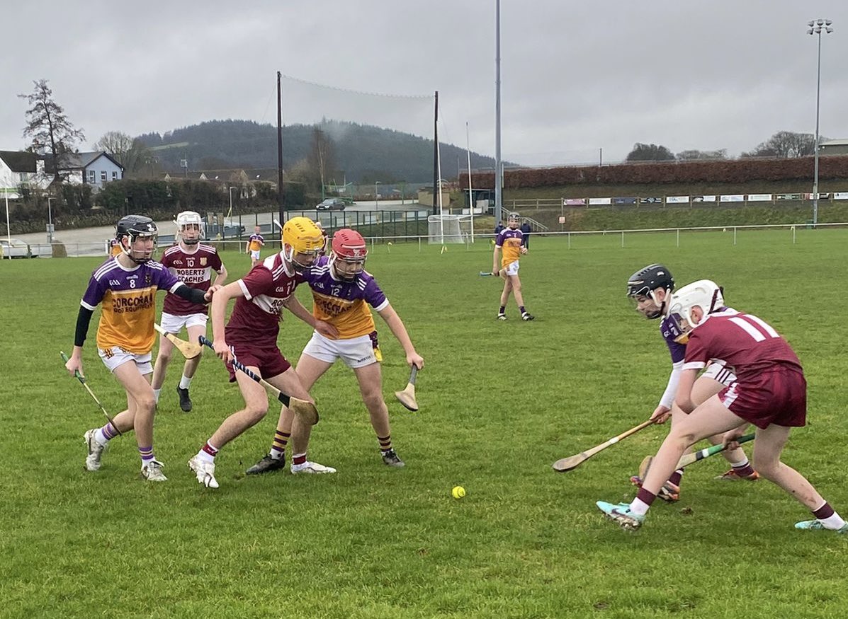 WexfordCBSGAA's tweet photo. Second Year hurling v FCJ Bunclody.
#CBSbuilt
🟣🟡🟣🟡 https://t.co/n3QTaPfILr