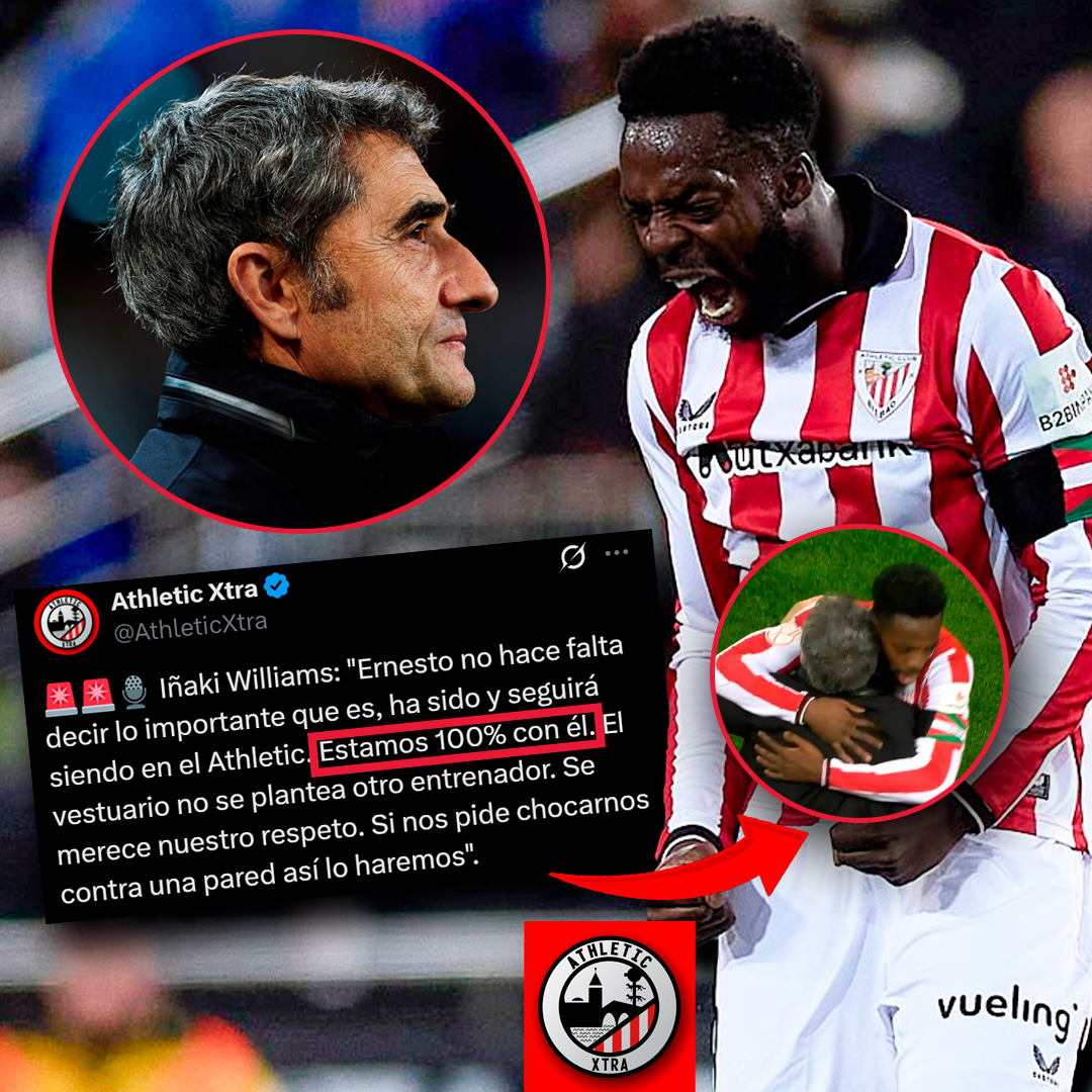 🗣️ La defensa de Iñaki Williams a Valverde: "Si nos pide chocarnos contra una pared ASÍ LO HAREMOS. 🧱🔥