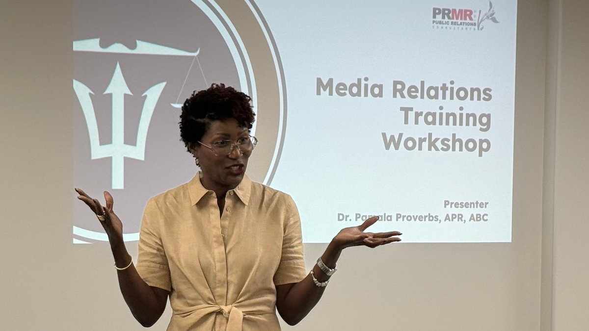 pamproverbs's tweet photo. I had a rewarding experience at the Financial Services Commission (FSC) leading a media training workshop. Thanks to @FSCBarbados for the engaging dialogue and their commitment to communication excellence. #FinancialServices #MediaTraining #StrategicCommunication #PRMR Inc. https://t.co/O0mEqXgfK6
