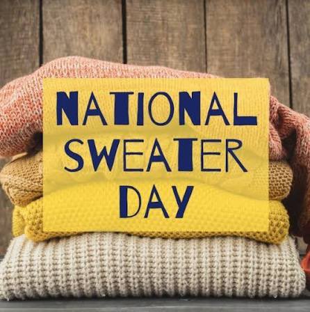 Tomorrow we celebrate National Sweater Day! 

TOMORROW’S CHALLENGE:
Can we collect 20 sweater donations in one day (tomorrow)? 

<a href="/EcoSchoolsCAN/">EcoSchools Canada</a> <a href="/DP_EcoSchools/">@DP_EcoSchools</a> <a href="/DPCDSBSchools/">Dufferin-Peel Catholic District School Board</a>