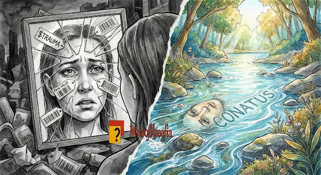 "Al convertir el dolor en contenido, al curar nuestra imagen pública a través de nuestras heridas, corremos el riesgo de quedarnos atrapados en 'pasiones tristes', encadenándonos a una imagen de nosotros mismos como víctimas perpetuas." - Esteban HG

microfilosofia.com/2025/12/la-com…