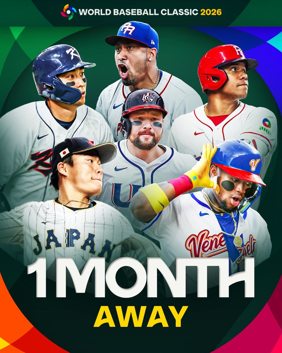 MLB_INDO's tweet photo. SATU BULAN MENUJU WORLD BASEBALL CLASSIC 2026!!

#MLB #MLBIndonesia #WorldBaseballClassic https://t.co/r2k7fTl7Av