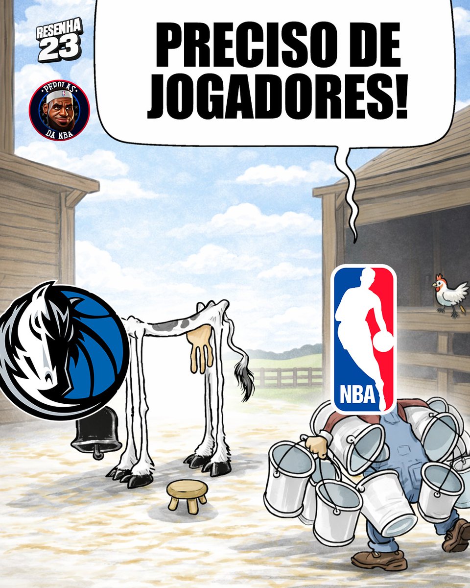 O efeito Nico Harrison ainda não passou, tá difícil a vida do torcedor do Dallas e a trade deadline só termina amanhã! 😭