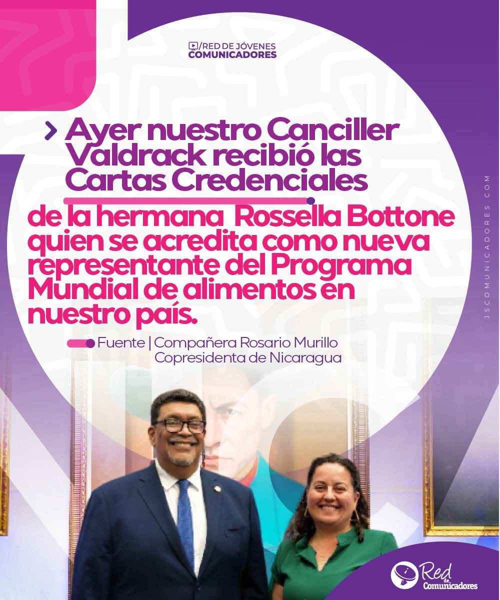 #Nicaragua 🇳🇮 || 🔰 Principales anuncios de nuestra Co Presidenta, Cra. Rosario Murillo en su comunicación del mediodía de hoy 04 de febrero. 

✌️🔴⚫🇳🇮 #FebreroHeroicoLuminosoVictorioso 
✌️🔴⚫🇳🇮 #2026SIEMPREMÁSALLÁ
✌️🔴⚫🇳🇮 #2026VIVASANDINO 
✌️🔴⚫🇳🇮 #soycsm✌🏻🔴⚫️